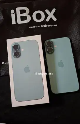 Second Iphone 16 (128GB) Warna Teal IBOX