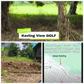 Tanah Sentul View Golf & Sungai - Siap Bangun - IMB Ready - Griya alam