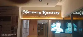 Neon box ,letter timbul medan
