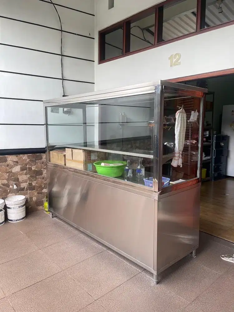 Etalase Jualan Makanan, Stainless Steel