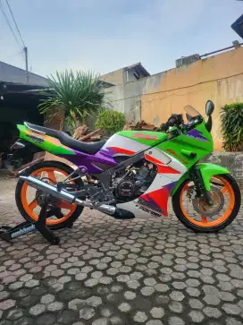Kawasaki Ninja SSR 150 2004 Hijau Pajak Hidup Good Condition Siap Pake