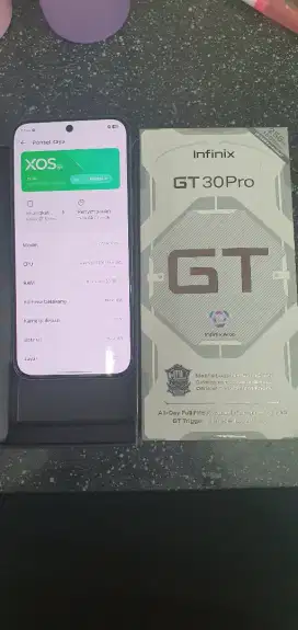 Bekas Infinix GT 30 Pro 5G Ram 8+5/256GB,baru pake kurleb 1 bulan
