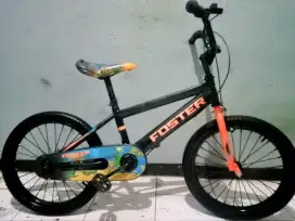 Dijual sepeda BMX FOSTER barang msih bgus ban msih tebal tinggal pakai