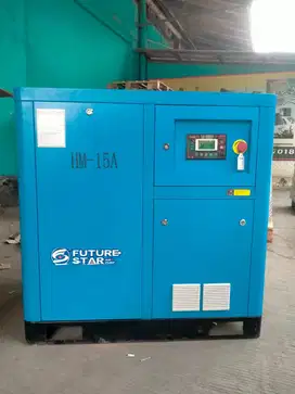 Mesin Angin Kompresor Screw  11 Kw 15 Hp 8 Bar  Air Compressor