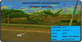 Tanah Komersial dan Perumahan