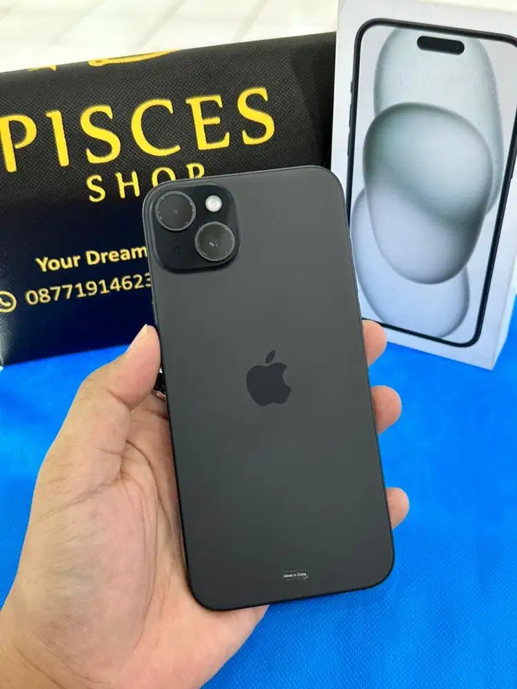 IPHONE 15 PLUS 128 BH100 IBOX MARET 2026 MULUS BKN PRO