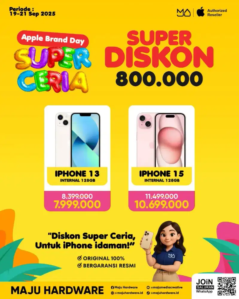 DISKON GEDEN IPHONE