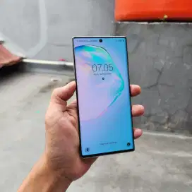 SAMSUNG GALAXY NOTE 10 PLUS SEIN 12/256 GB DUAL SIM MULUS MINUS RINGAN