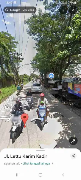 Jual/ BB 1200 Gandus Tanah Ruko Alfa Indo Mart Murah palembang