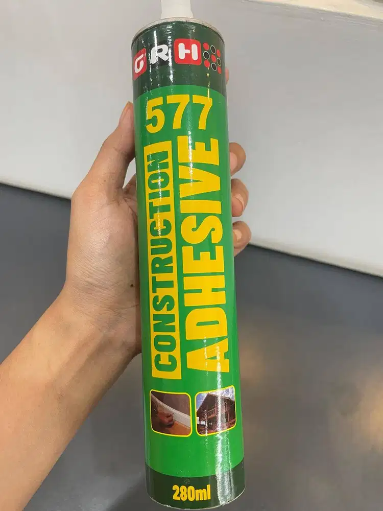 Lem Silikon GRH 577 isi 280ml/ LEM WPC PANEL / Lem Moulding / LEM KACA