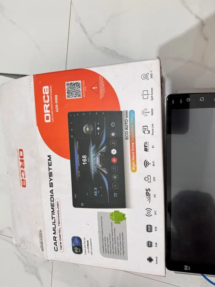 Head unit tv android + frame