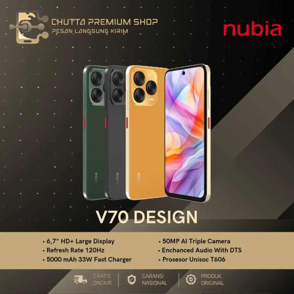 Nubia V70 Design 8+8/128GB (NFC)
