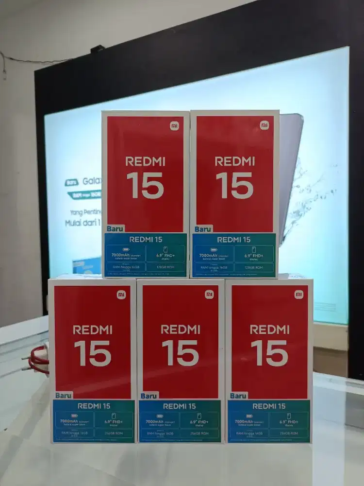 Redmi 15 (8/256 & 8/128) GB Baru Resmu Xiaomi⁷