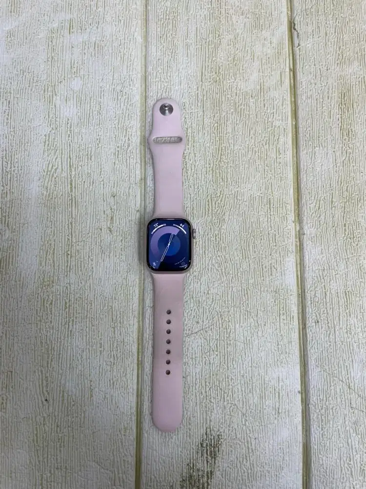Apple watch Series 9 41mm pink original bekas unit charger