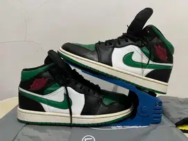 Nike Jordan 1 Mid Green Toe Second Legit