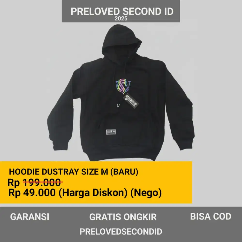 HOODIE DUSTRAY (BISA COD & NEGO)