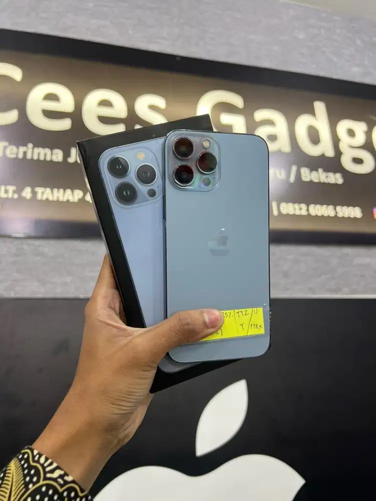 IPHONE 13 PRO MAX 256GB BLUE FULLSET IBOX 2ND