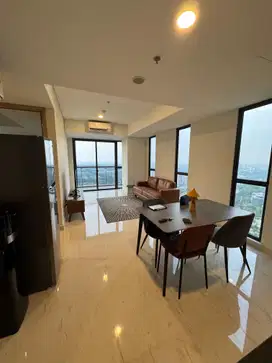 DIJUAL Apt. Upper West BSD City Posisi Corner 2 Sisi View Semi Furnish