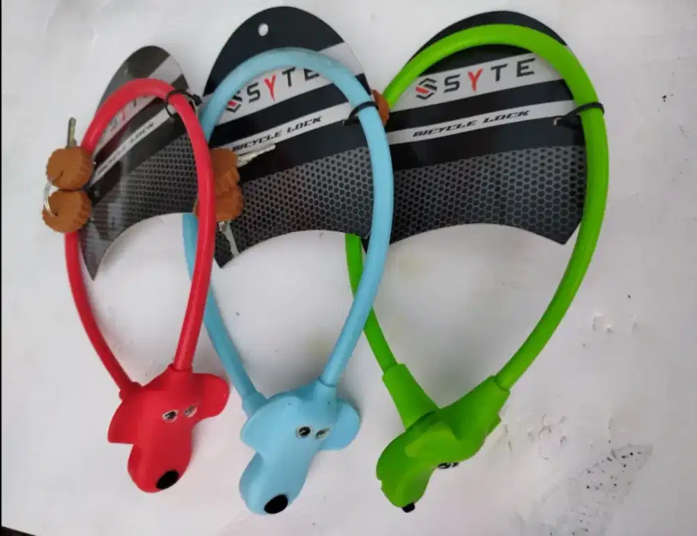 KUNCI SEPEDA ANIMAL / BICYCLE LOCK SPIRAL SYTE ST-G538