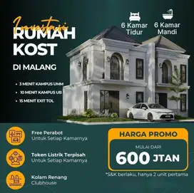 RUMAH KOS MURAH DEKAT KAMPUS UMM