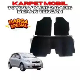 Karpet Matras Mobil Toyota Yaris 2 Baris Depan Tengah
