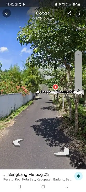 di jual segera tanah kosong siap bangun di jl pantai bingin uluwatu