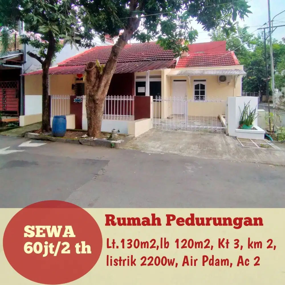 Disewakan rumah asri di Ganesa Pedurungan Semarang