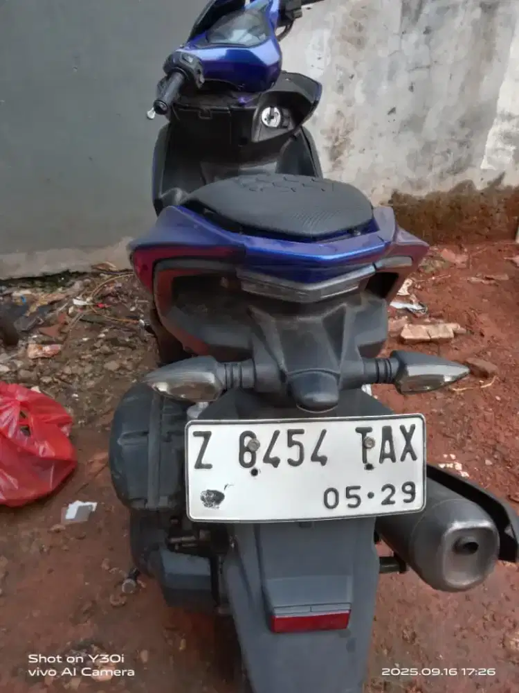 Yamaha Aerox 2017 Plat panjang