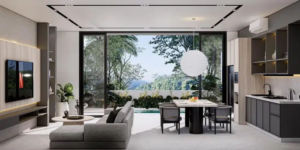 Vila 2 Kamar di Tepi Sungai