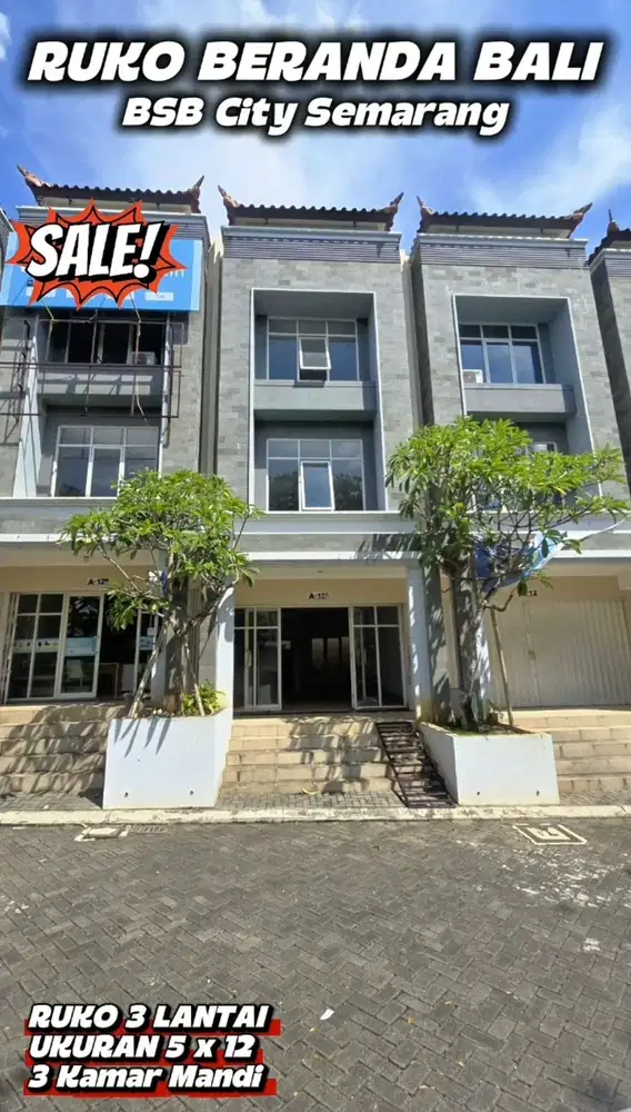 RUKO 2 LANTAI MURAH DI BERANDA BALI BSB CITY SEMARANG