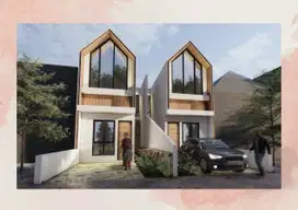 rumah 2 lantai Scandinavian strategis Pecatu, purimas , Surabaya Timur