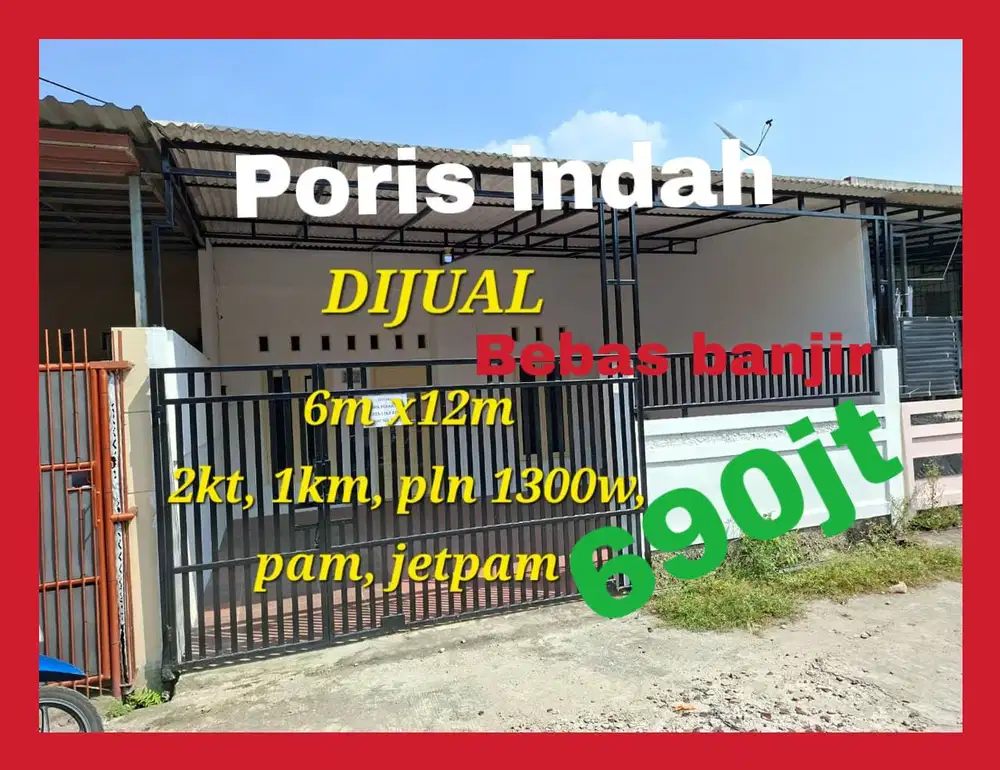 Wilson Rumah murah di poris indah uk 6x12