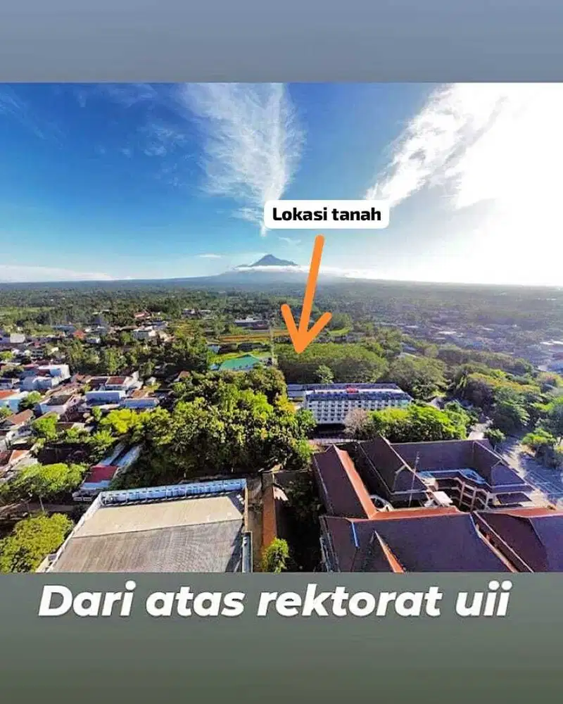 Tanah dijual Sleman dekat kampus UII