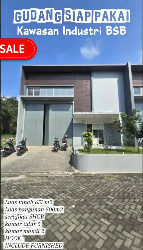 GUDANG KANTOR MESS DINKAWASAN INDUSTRI BSB CITY SEMARANG