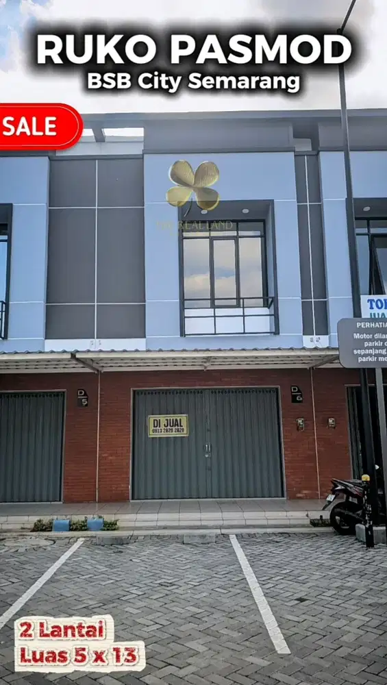 RUKO 2 LANTAI STRATEGIS RUKO PASAR MODERN BSB CITY SEMARANG