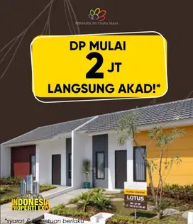 DP 2jt Rumah Keren 2 Menit ke Stasiun Maja at Permata Mutiara Maja