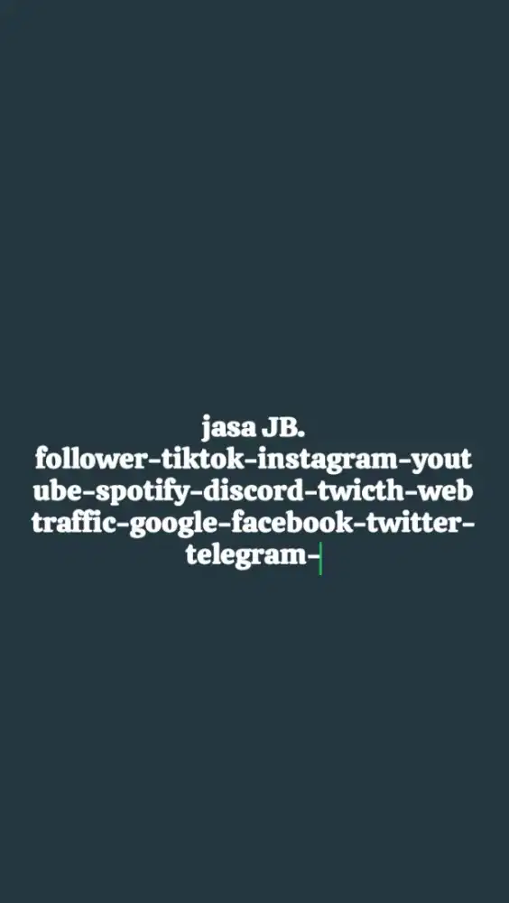 jual beli follower