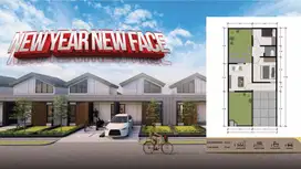 Rumah Real Estate dekat Stasiun