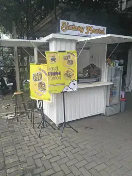 booth container minimalis