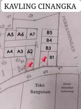 Dijual tanah siap bangun SHM di jl Cinangka Pasirwangi ujungberung
