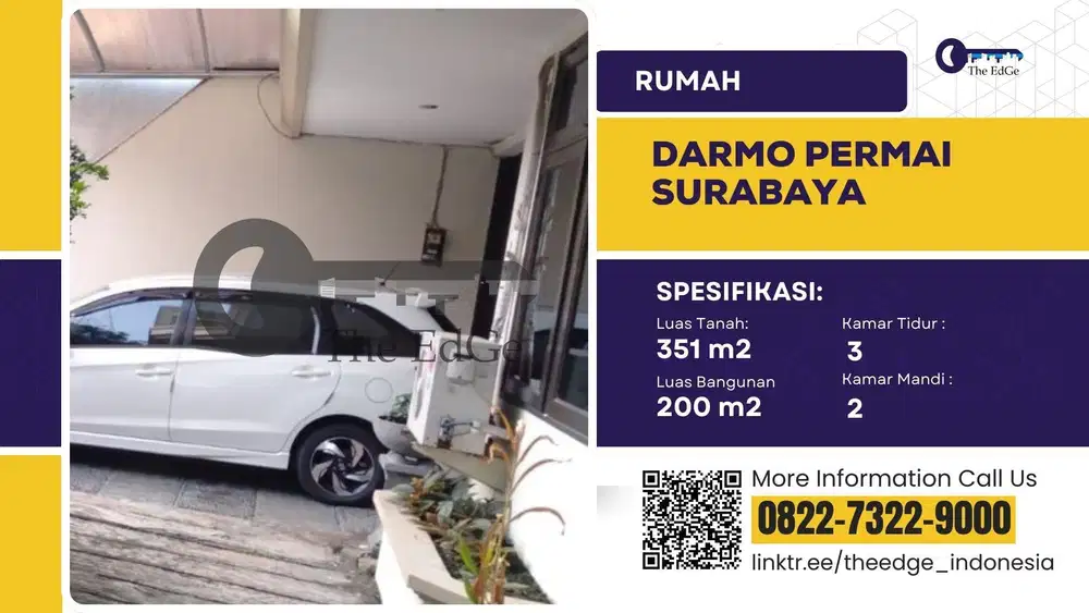 Jual Rumah Darmo Permai 5 Menit Ke Tol Satelit Surabaya - The EdGe