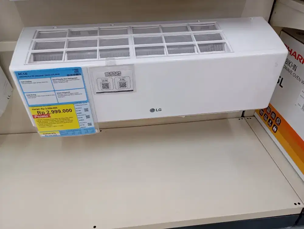 SEGAMPANG ITU CICILAN AC LG 1/2 PK CUMA PAKE KTP AJA