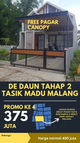 Rumah tasikmadu dkt suhat blimbing griya shanta univ brawijaya malang