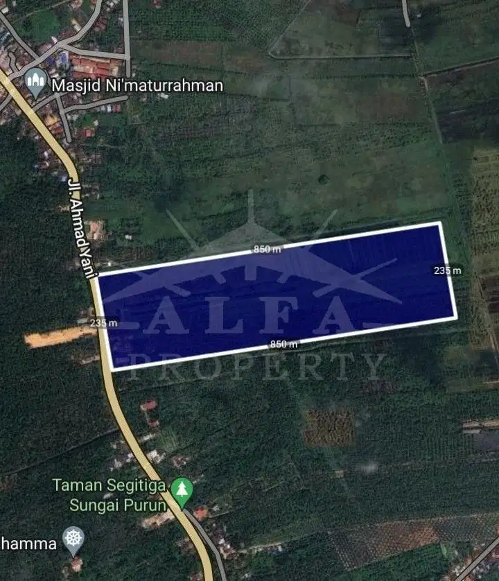 Jual Tanah Ahmad Yani Sui Purun Mempawah Pontianak