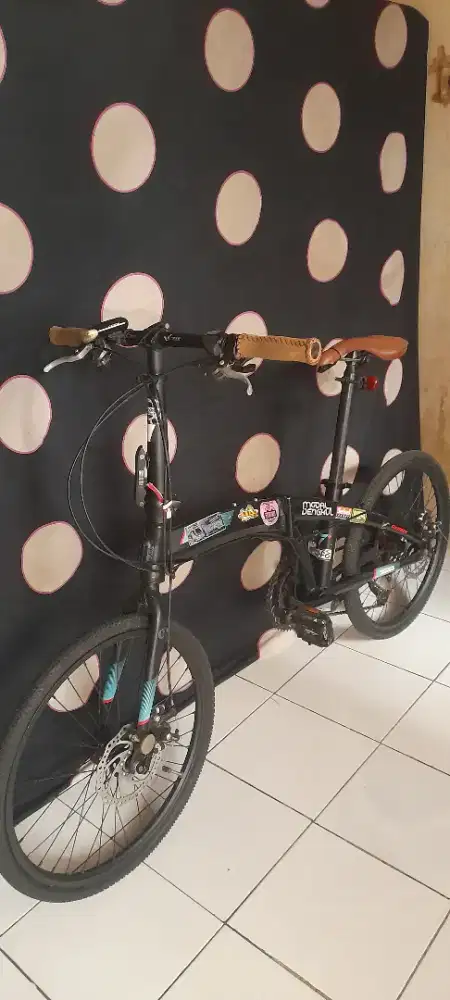 Sepeda elemen ecosmo 7 upred 2×9 speed ch fsa huh dan pedal  xlr8