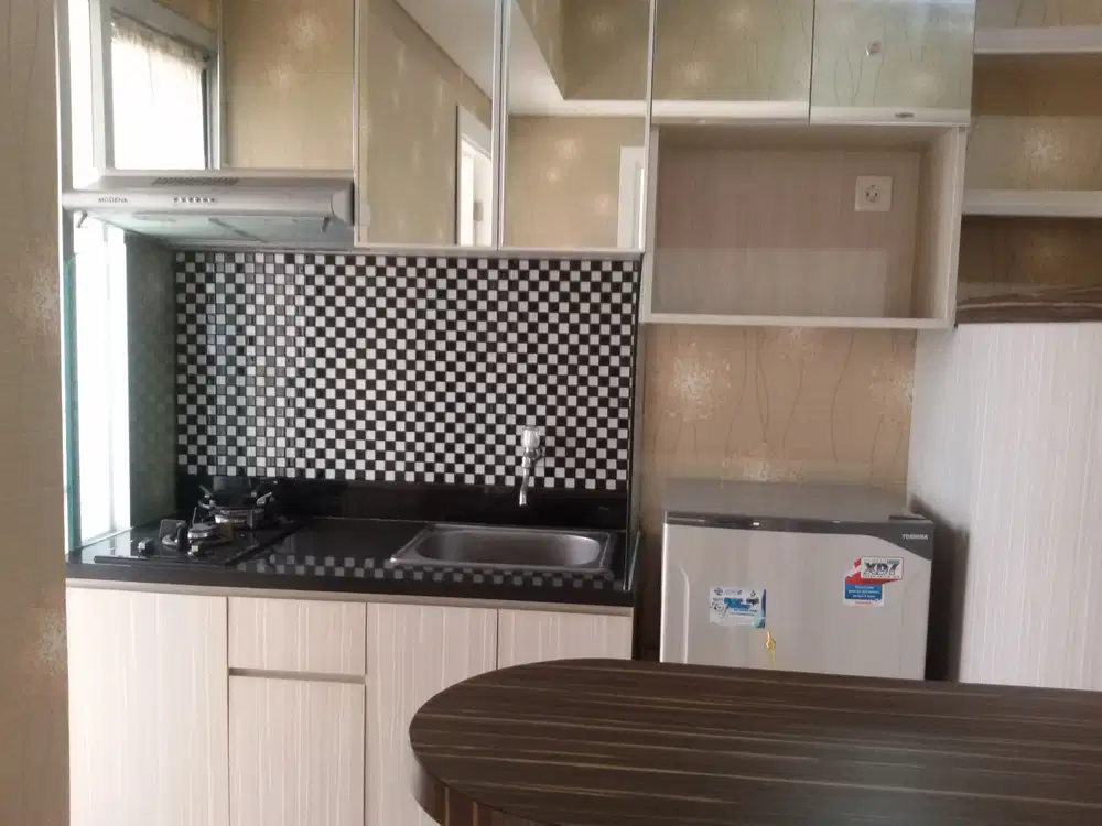 Apartemen Green Lake Sunter 2BR furnish interior, sertifikat bs KPA