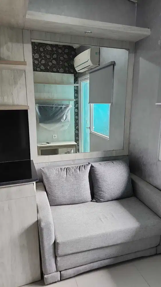 DISEWA TERMURAH 2 KAMAR APARTEMEN GREEN PRAMUKA CHRYSANT INCLUDE IPL