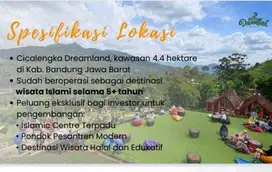 Jual cepat kawasan wisata Quran yang edukatif dan Islami di Cicalengka