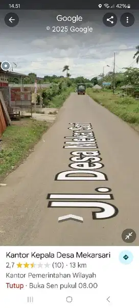 dijual tanah dekat Cisauk di Rumpin
