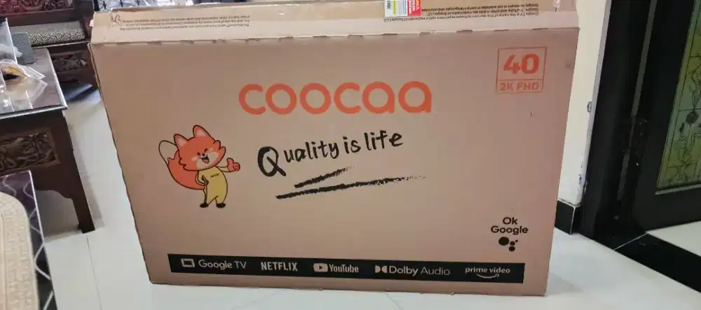 Google tv cooca 40 inc Likenew